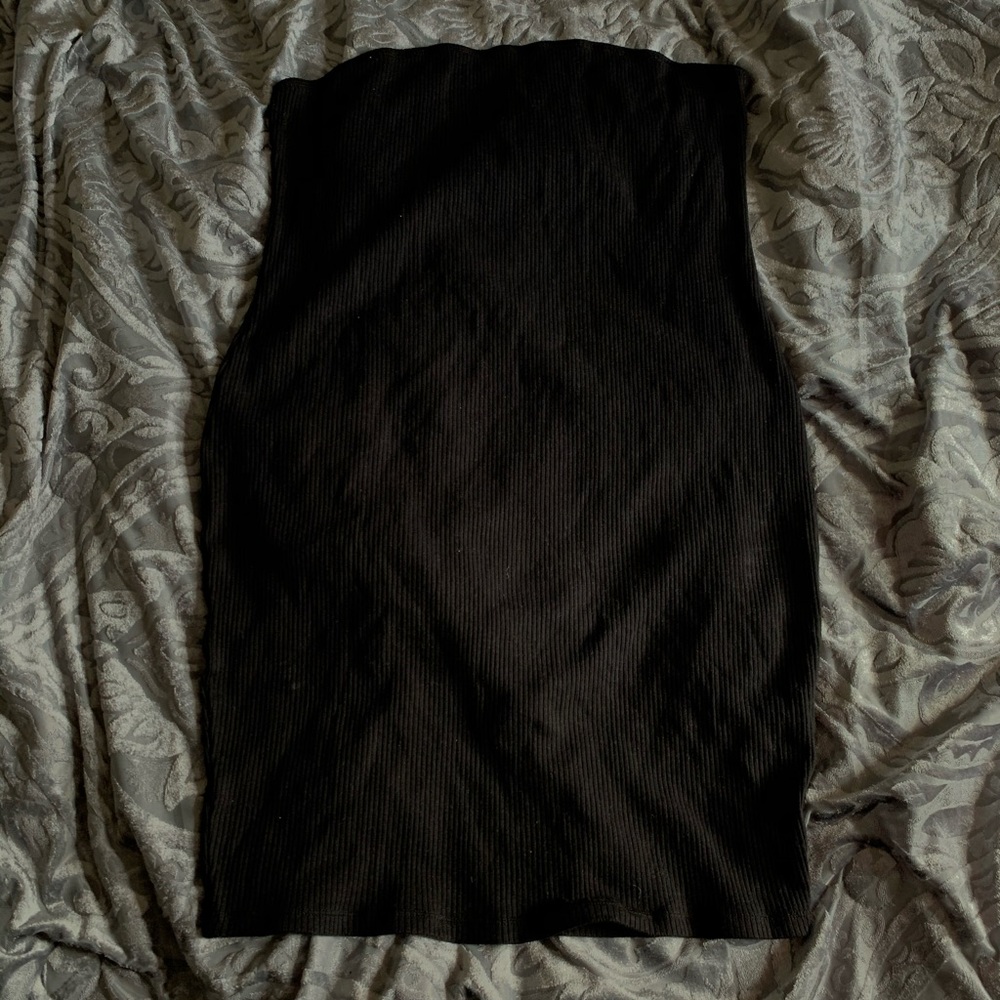 Ribbed tube dress